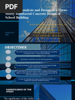 Structural Analysis and Design of A Three-Storey Reinforced Concrete Design of School Building