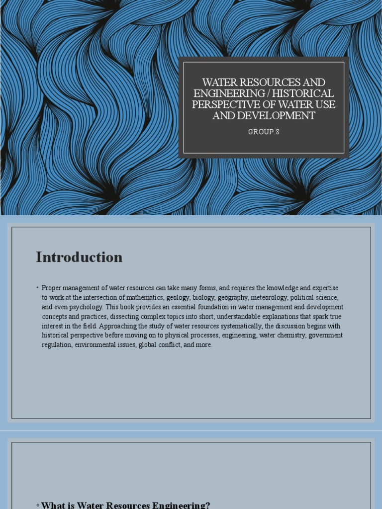 Water Resources Engineering Overview | PDF | Water Resources | Irrigation