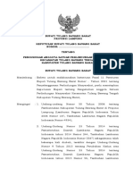 Pengukuhan Anggota Satuan Perlindungan Masyarakat Kecamatan Tulang Bawang Tengah