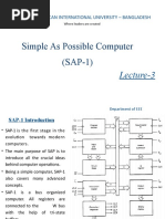 Simple As Possible Computer (SAP-1) : Lecture-3