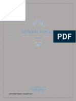 General Physics Part One Notes for Kiot Clever Students Club