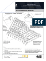 Attic Trusses Site Infill Detail