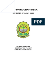 Buku Monografi Bawuran Sem-II 2020