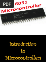 UNIT III Introduction To Microcontroller