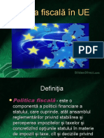 Politica Fiscală În UE