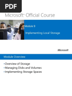 Microsoft Official Course: Implementing Local Storage