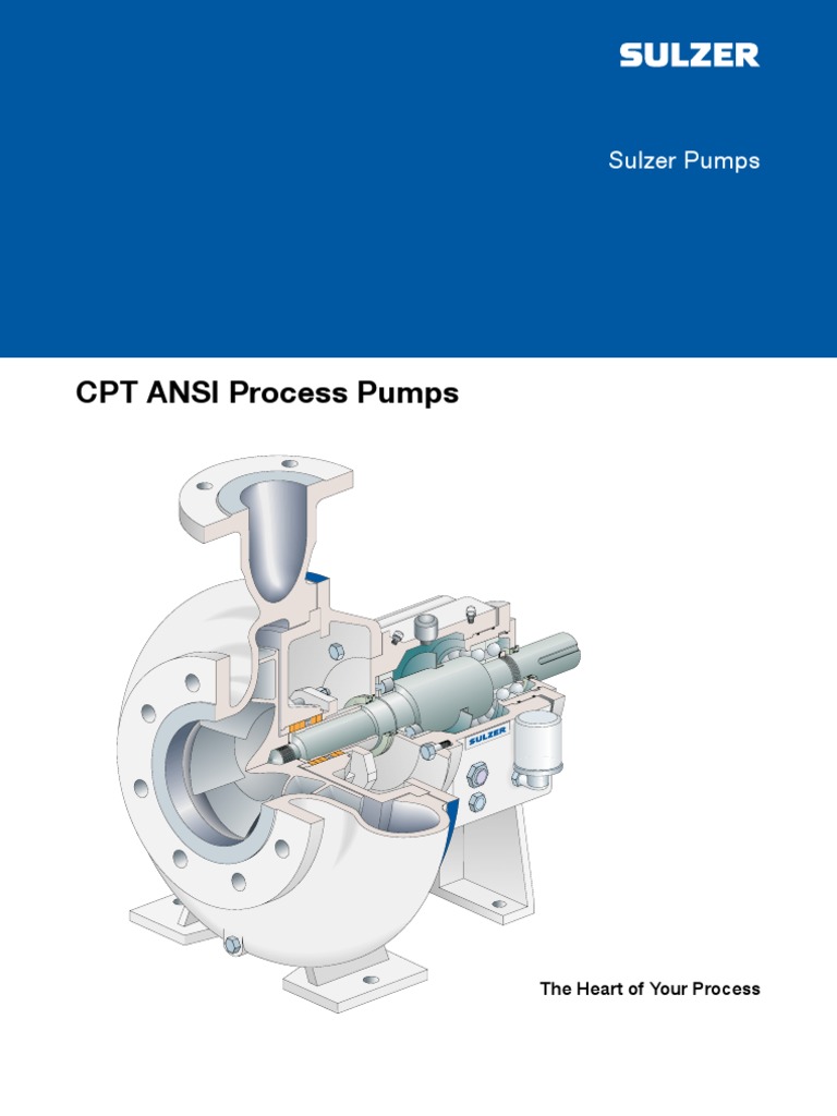 CPT Chemical End Suction Pump Brochure | PDF | Bearing (Mechanical) | Pump