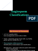 Angiosperm Classifications