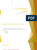 ATAR Health Studies - Biomedical Determinants of Health