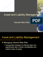 Asset and Liability Management: Interest Rate Risk Management
