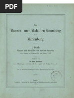 Download Die Mnzen- und Medaillen-Sammlung in der Marienburg Bd I Mnzen und Medaillen der Provinz Preussen vom Beginn der Prgung bis zum Jahre 1701  bearb von Emil Bahrfeldt  unter Mitw von Geheimrath Dr Jaquet und Prediger Schwandt by Digital Library Numis DLN SN49798362 doc pdf