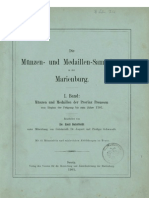 Die Münzen- und Medaillen-Sammlung in der Marienburg. Bd. I: Münzen und Medaillen der Provinz Preussen vom Beginn der Prägung bis zum Jahre 1701 / bearb. von Emil Bahrfeldt ; unter Mitw. von Geheimrath Dr. Jaquet und Prediger Schwandt