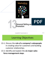 CH 13-Personal Selling & Sales Promotion