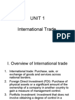 International Trade Overview