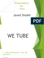 Presentation For Viva: Javed Shaikh