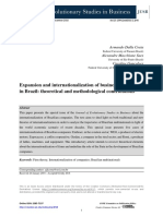 Expansion and Internationalization of Business Companies in Brazil: Theoretical and Methodological Contributions