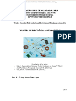 Manual Electronica Automotriz Componentes Corriente Electrica Magnitudes Circuitos Resistencias Capacitores Bobinas