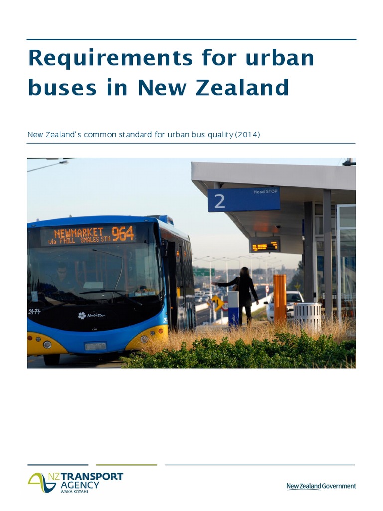 Requirements For Urban Buses PDF Bus Wheelchair