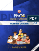 MAPEH (Health) G8: Quarter 2