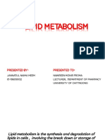 Lipid Metabolism