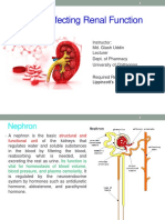 Drugs Affecting Renal Function