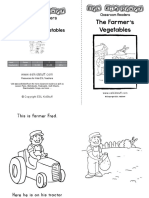 Farmers Vegetables Book BW Level2 Hqa