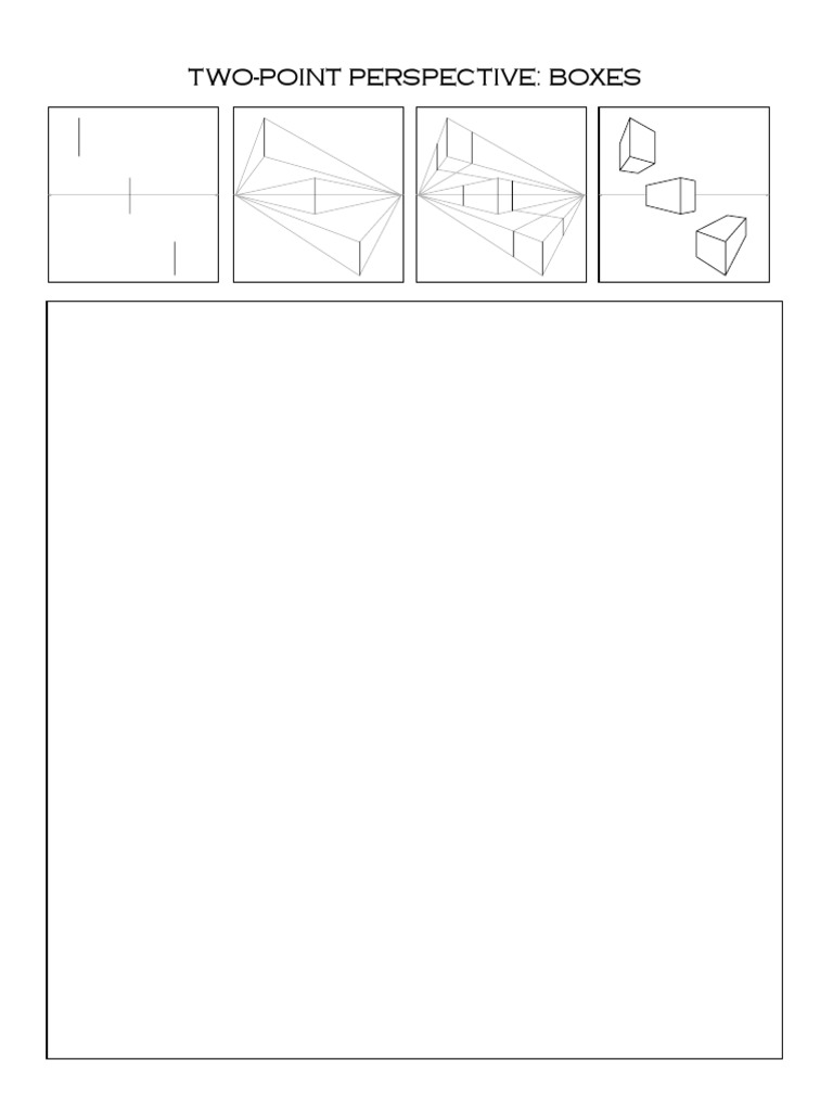 Two-Point Perspective Drawing Guide | PDF