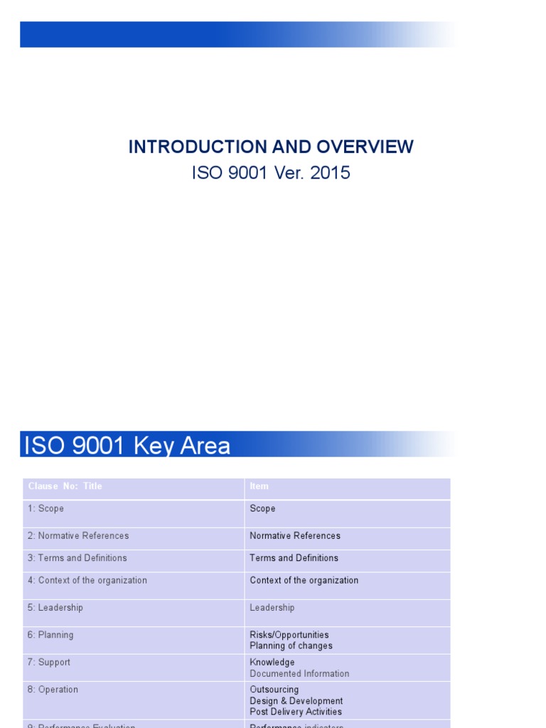 Training Template ISO 9001 Ver 2015 Bahasa Indonesia PDF Iso 9000