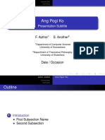 Ang Pogi Ko: Presentation Subtitle