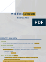 MTS First Solutions: Business Plan