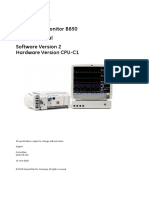 GE Healthcare CARESCAPE Monitor B850 Service Manual Software Version 2 Hardware Version CPU-C1