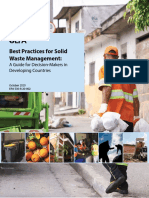 Best Practices For Solid Waste Management:: A Guide For Decision-Makers in Developing Countries