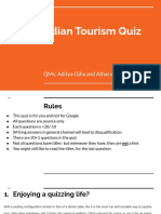 Indian Tourism Quiz