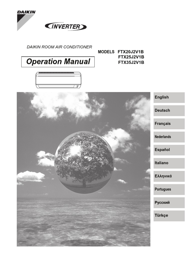 Instrucciones Daikin PDF Aire acondicionado Uso eficiente de energía
