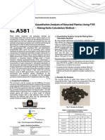 Quatitaive Analysis of Recycled Plastics Usig FTIR