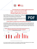 Día Nacional de La Salud CV en La Mujer