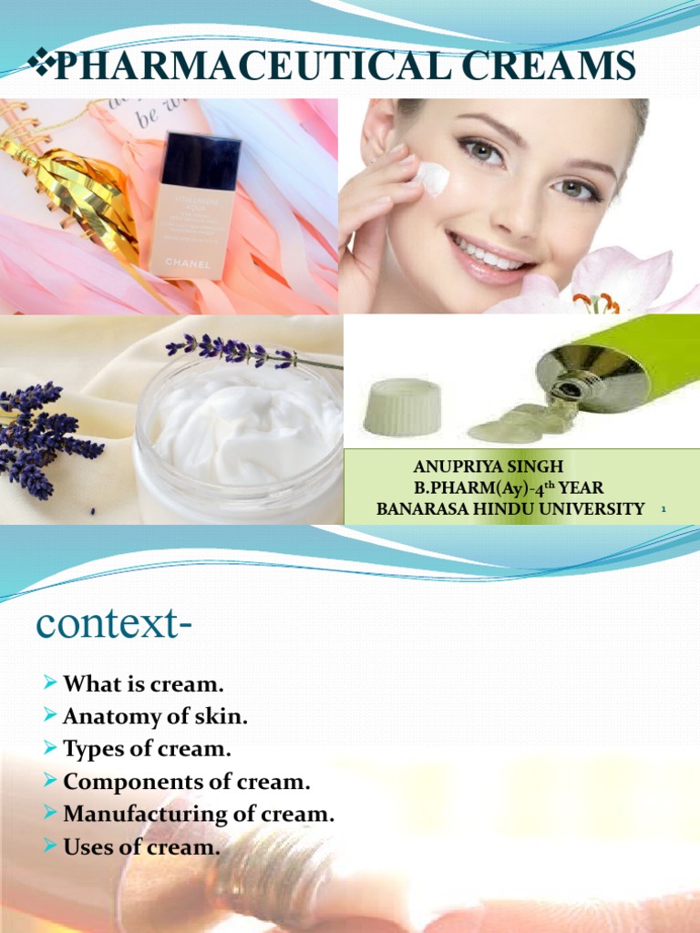Pharmaceutical Creams PDF Emulsion Topical Medication