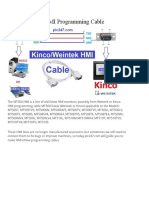 Weintek/Kinco HMI Programming Cable