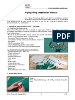 Falcon Flying-Wing Installation Manual: 1, Required For Installation and Operation