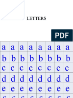 Alphabet Letters For Preschoolers