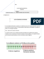 Guía 1 8° Básico Matemática Marzo