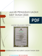 Juknis Penulisan Izazah Tahun 2020 Kab Bandung