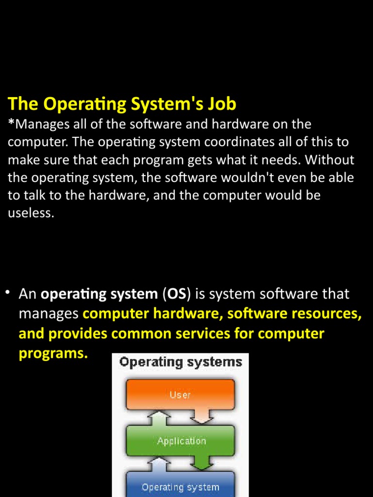 The Operating System's Job | PDF | Operating System | Linux