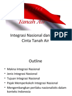 Integrasi Nasional Dan Sikap Cinta Tanah Air