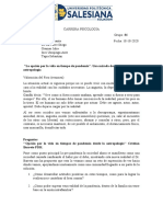 La opción por la vida en tiempo de pandemia”. Una mirada desde la antropología