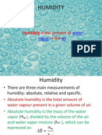 Humidity: Humidity Is The Amount of