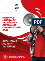 Derechos Laborales del Regimen Especial de Construcción Civil 2020-2021