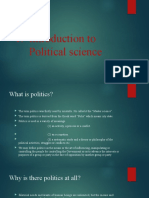 Introduction To Political Science