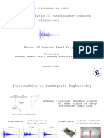 Nonlinear Analysis of Earthquake-Induced Vibrations: Master of Science Final Project