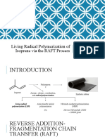 Living Radical Polymerization of Isoprene Via The RAFT